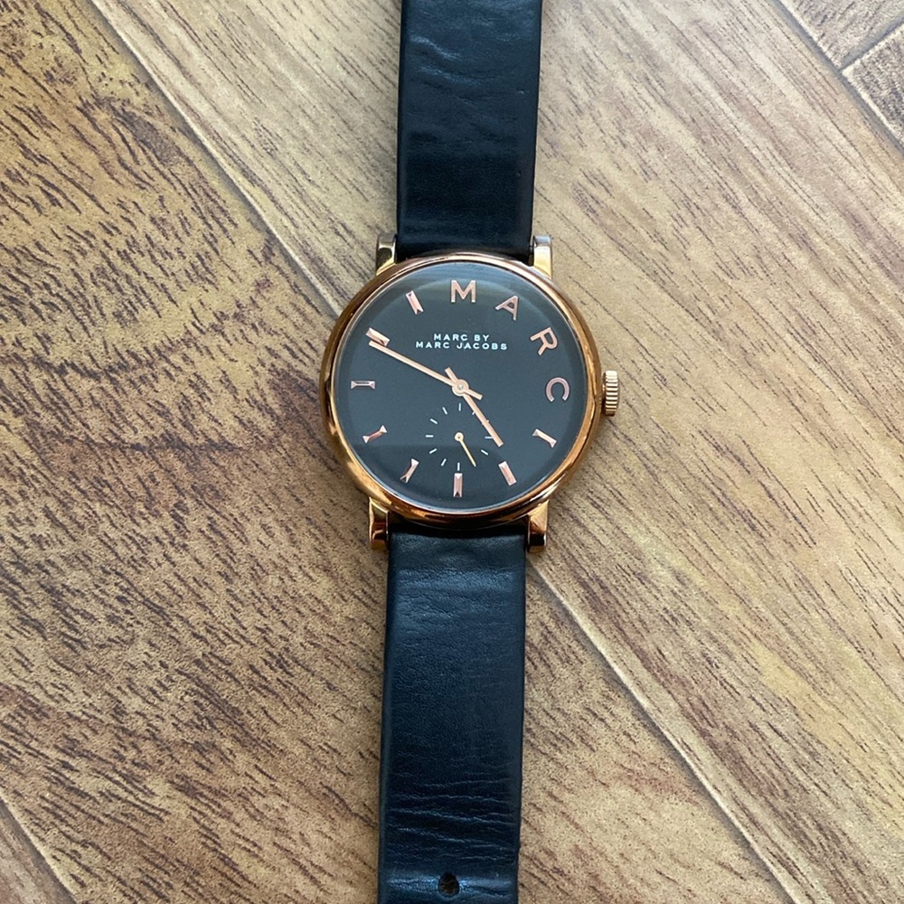 Marc by Marc Jacobs Genuine Leather Watch